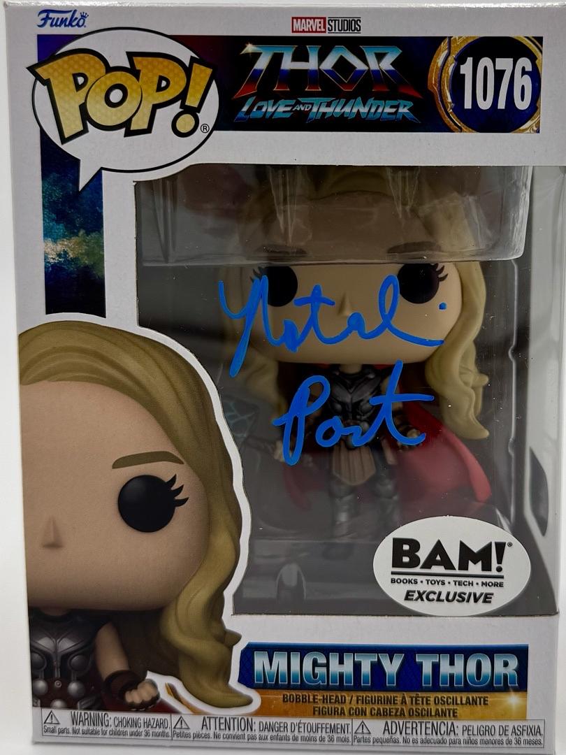 Natalie Portman Signed BAM Exclusive Funko Pop #1076 Thor Love & Thunder - SWAU COA